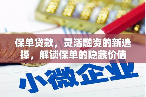 巴林左旗保单贷款，灵活融资的新选择，解锁保单的隐藏价值