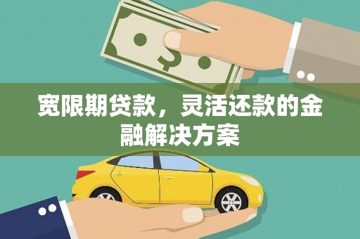 巴林左旗宽限期贷款，灵活还款的金融解决方案