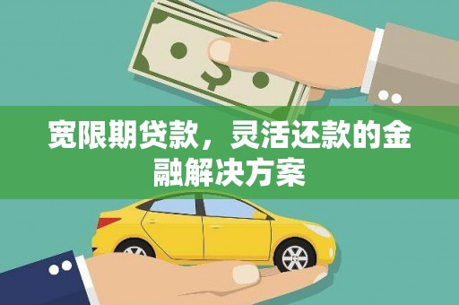 巴林左旗宽限期贷款，灵活还款的金融解决方案