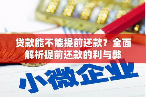 巴林左旗贷款能不能提前还款？全面解析提前还款的利与弊