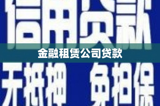 巴林左旗金融租赁公司贷款