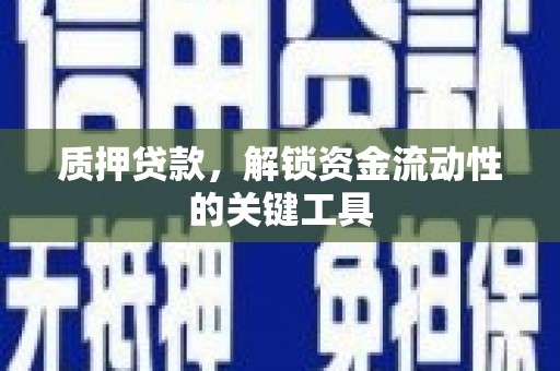 巴林左旗质押贷款，解锁资金流动性的关键工具