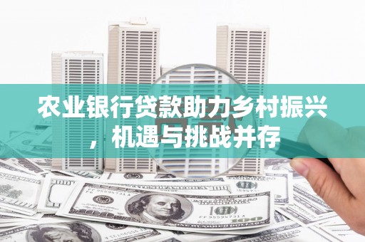 巴林左旗农业银行贷款助力乡村振兴，机遇与挑战并存